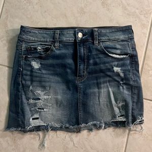 American Eagle Denim Mini Skirt